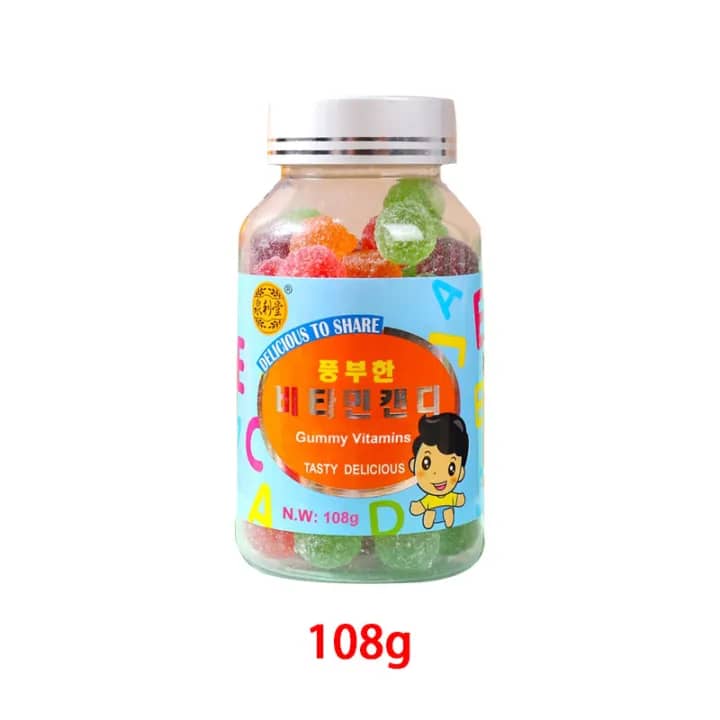 پاستیل‌ جویدنی حاوی ویتامین (وارداتی) 108 گرمی