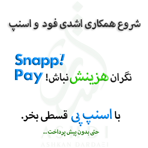 بنر اسنپ اشدی فود